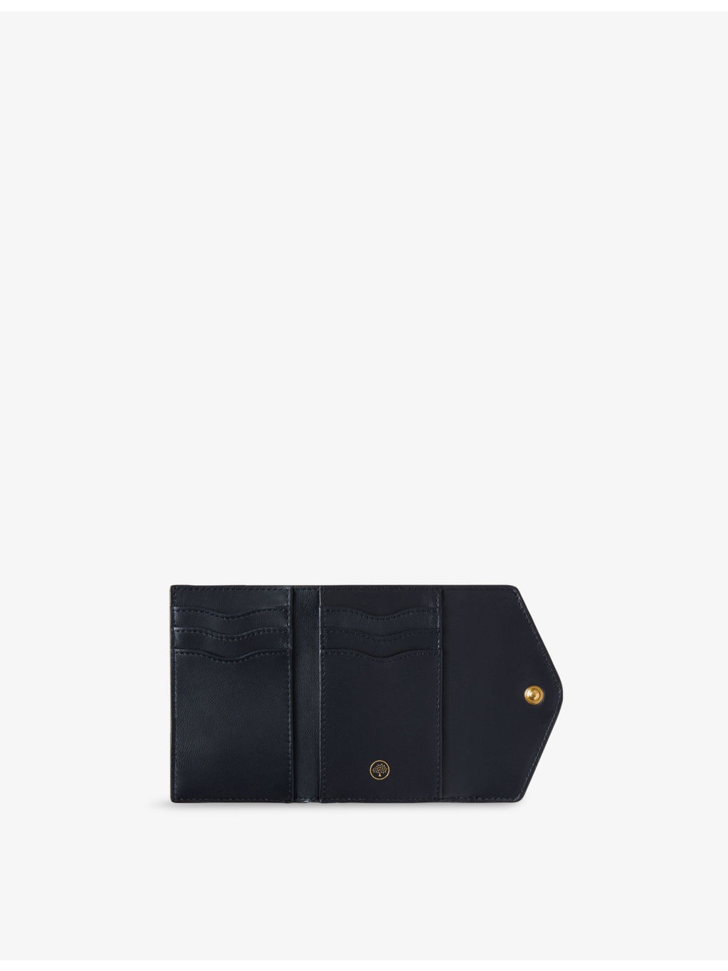 Plaque-Embellished Grained-Leather Wallet - 3