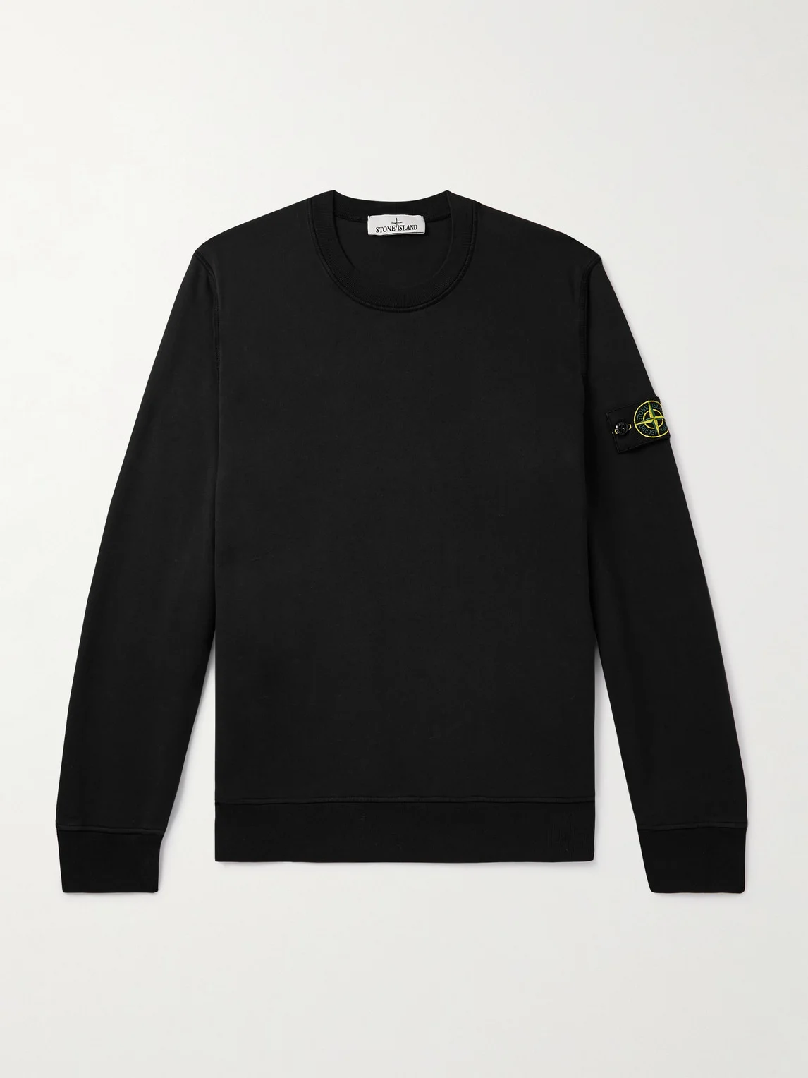 Logo-Appliquèd Garment-Dyed Organic Cotton-Jersey Sweatshirt - 1