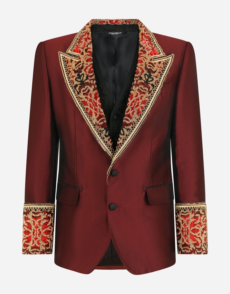 Sicilia-fit tuxedo suit with synthetic rhinestones - 3
