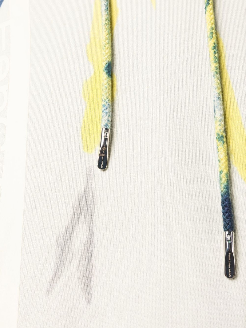 tie-dye print cotton hoodie 4
