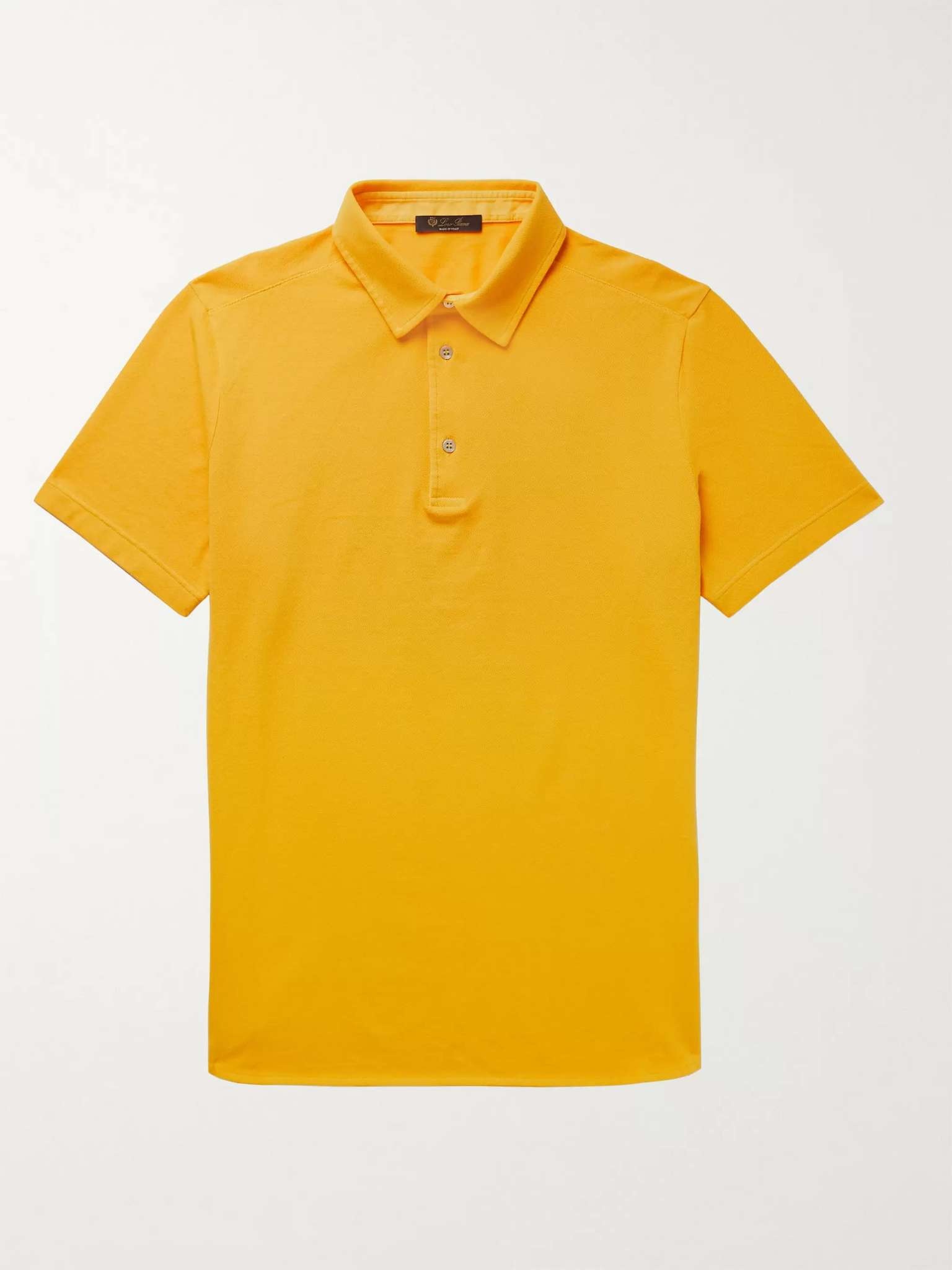 Cotton-Piqué Polo Shirt - 1