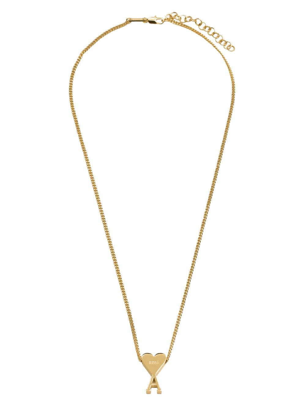 Ami De Coeur logo-pendant necklace - 1