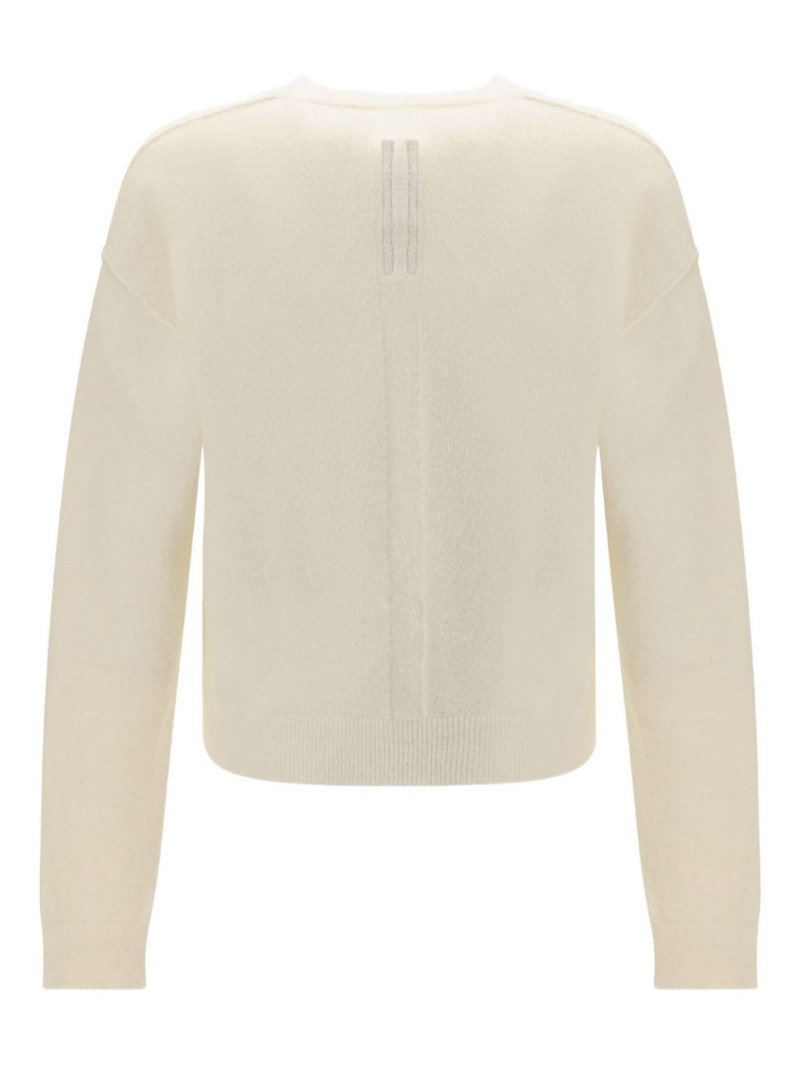 Rick Owens ribbed V-neck sweater outlook