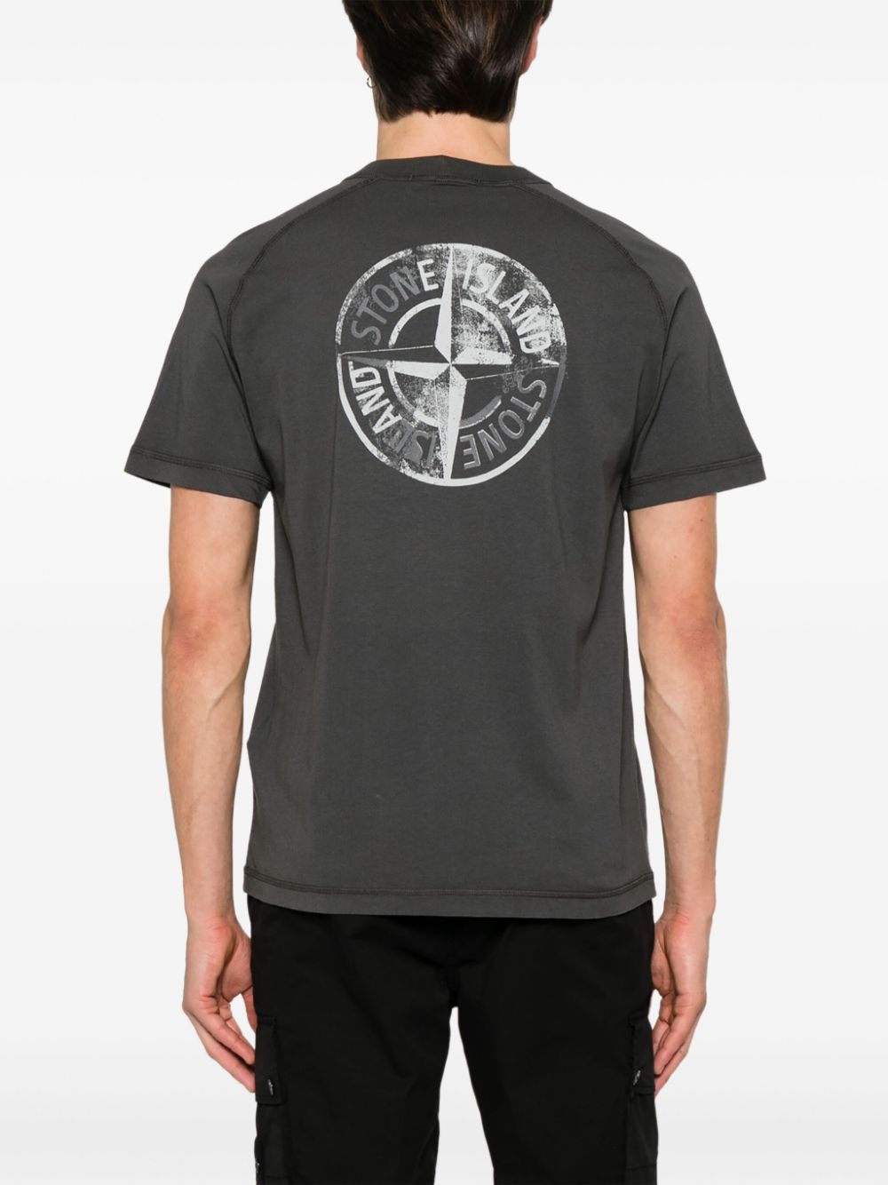 Compass-print T-shirt - 3