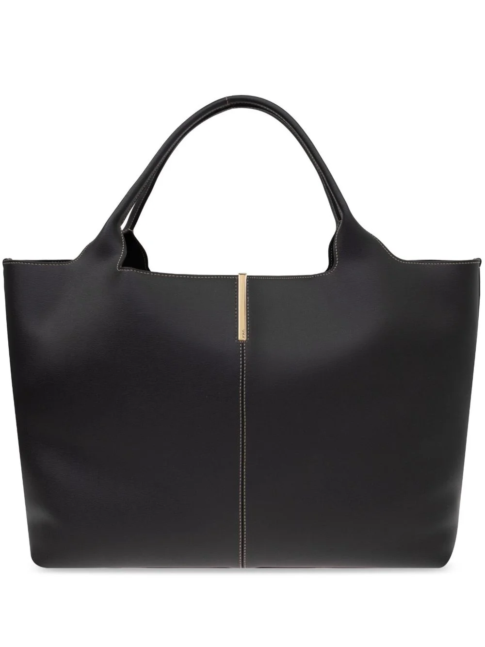 medium leather tote bag - 1