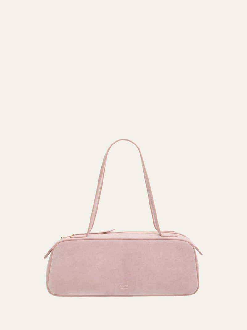 Simona Zip Suede Shoulder Bag 1