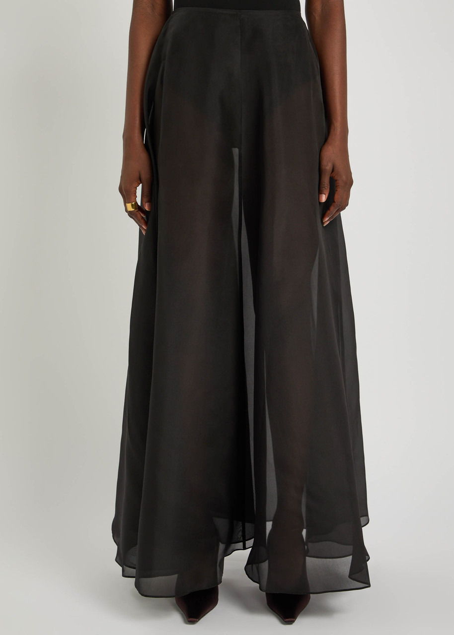 Esse Studios Aire Silk-organza Maxi Skirt - 3