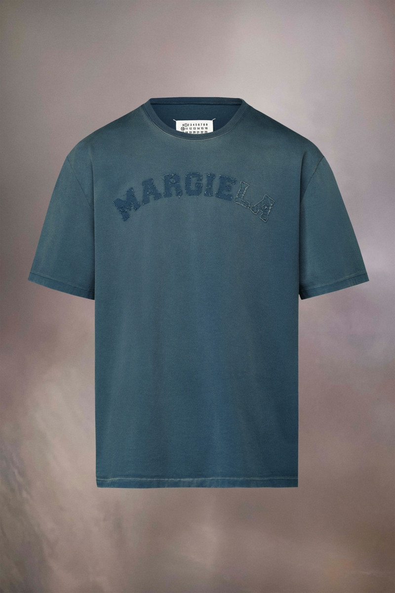 Logo heavy jersey T-shirt - 1