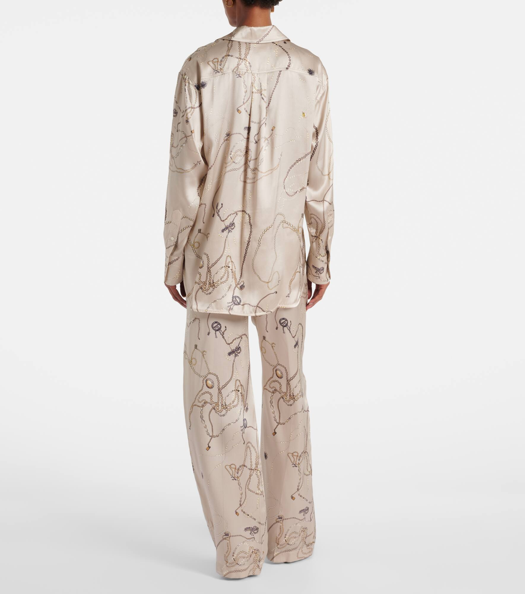Printed silk shirt - 3
