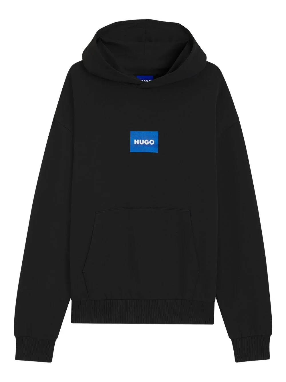 logo-patch hooded sweatshirt - 1
