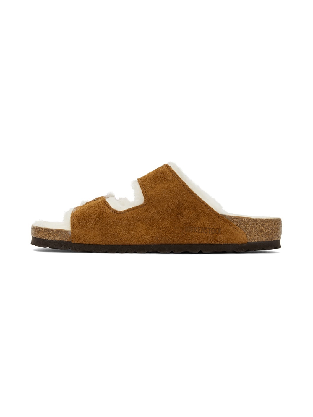 Tan Arizona Shearling Sandals - 3