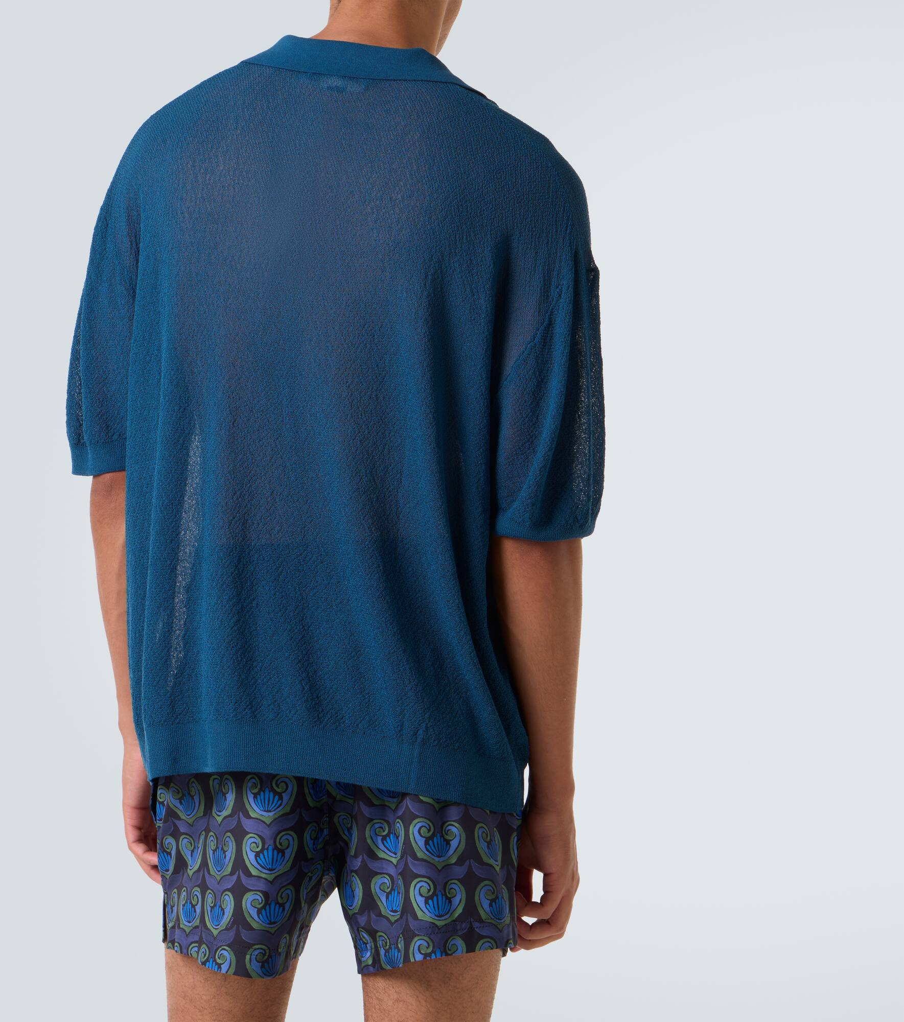 Knitted polo shirt - 4