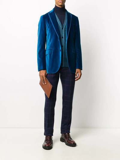 Etro Pegaso-embroidered wool cardigan outlook