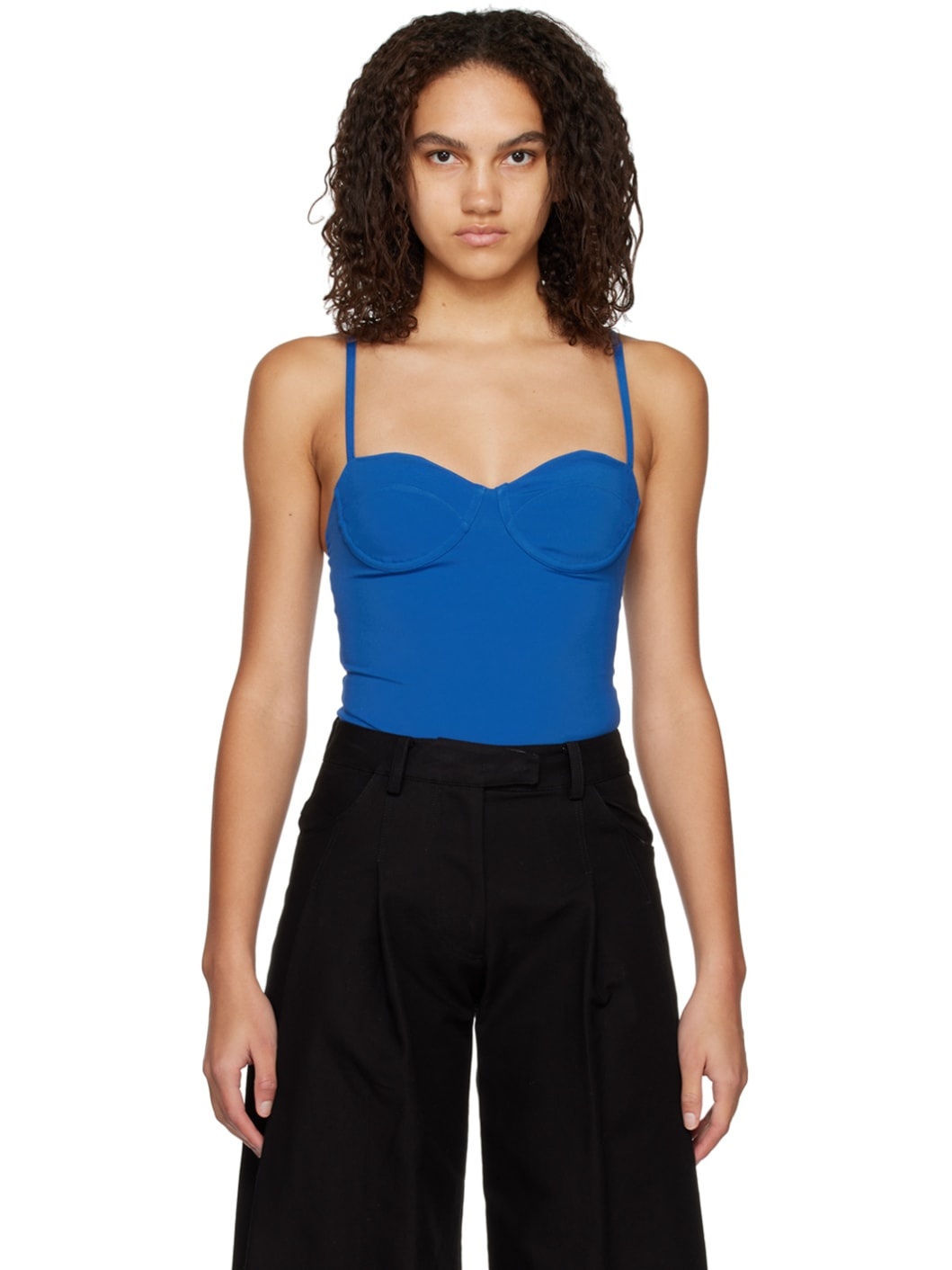 Blue Via Bodysuit - 1