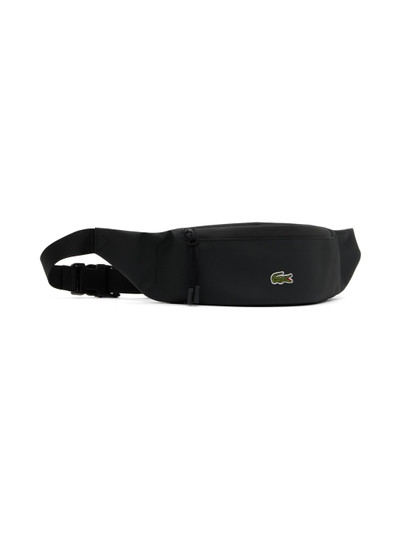 LACOSTE Black Embroidered Pouch outlook