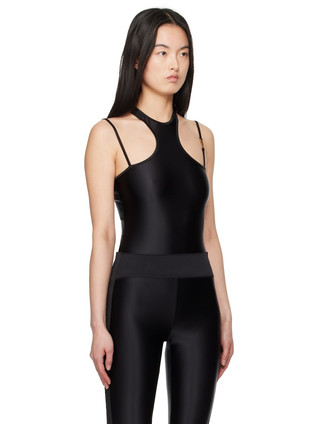 Black Racerback Bodysuit - 2