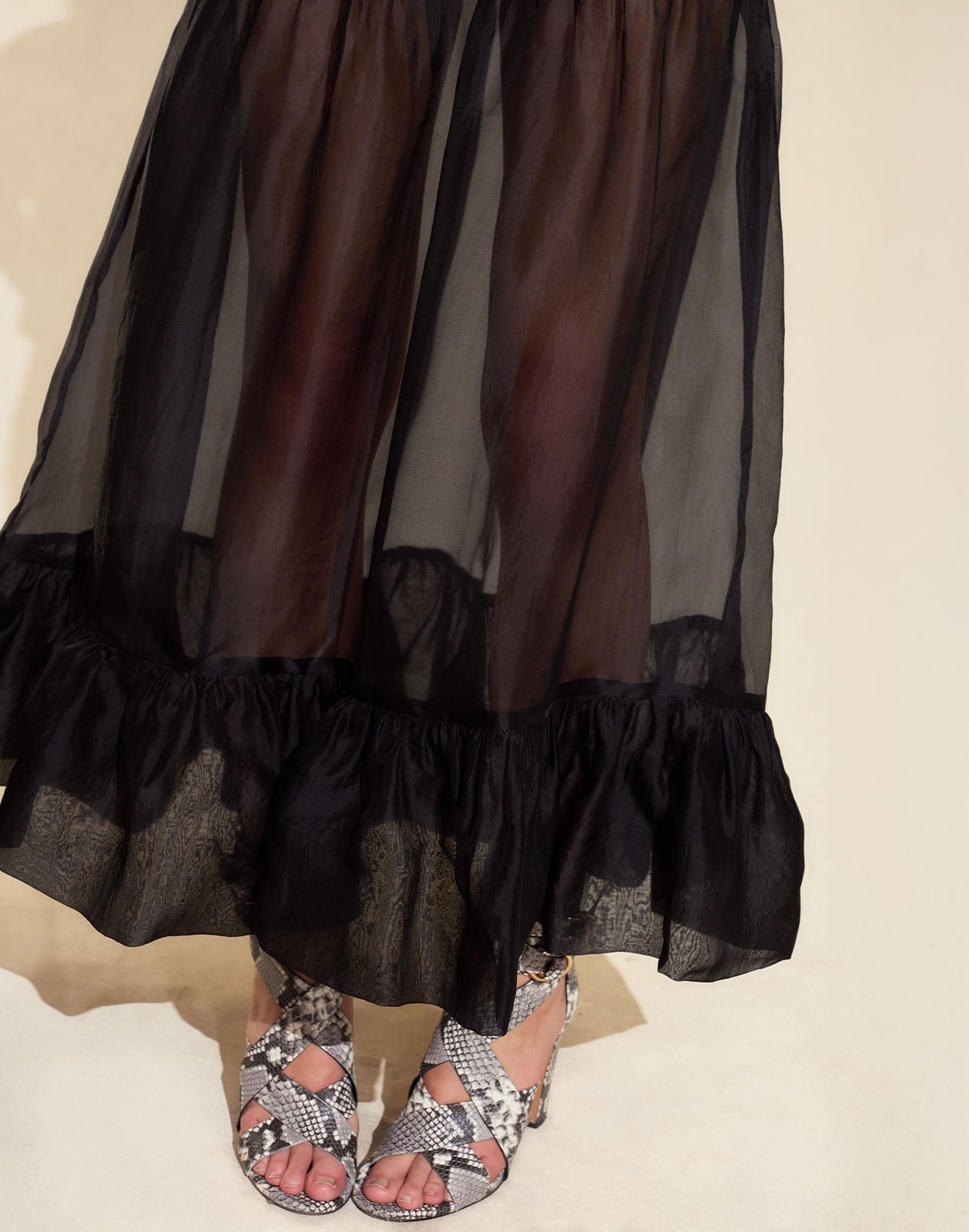 Serafina Silk Skirt - 5