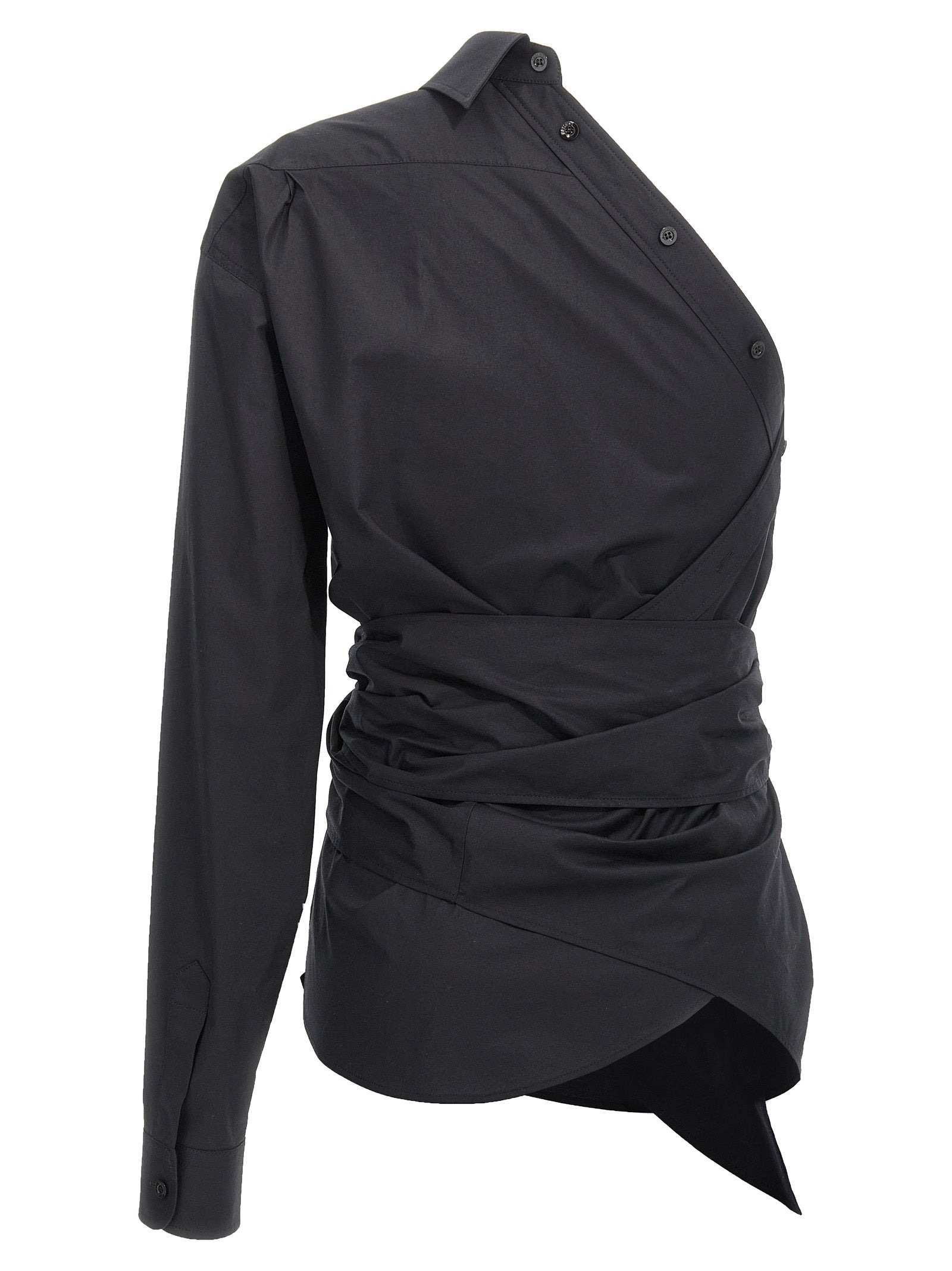 Moschino Women One-Shoulder Shirt - 2
