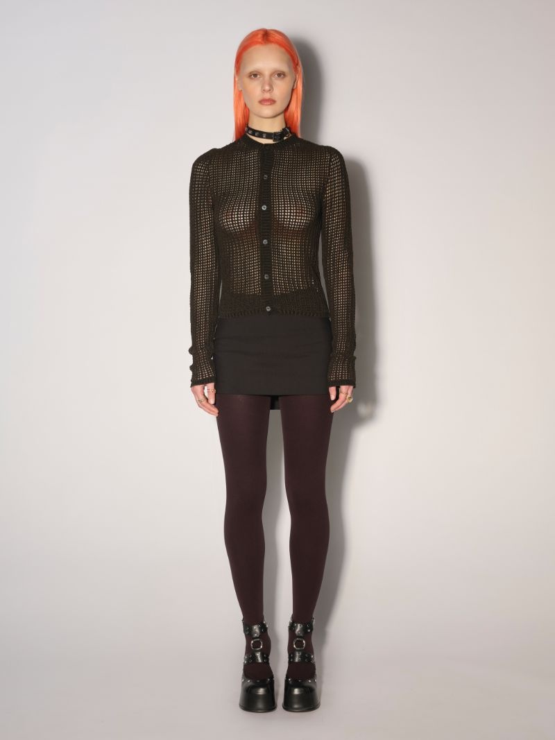 KNIT SLIM CARDIGAN - 2