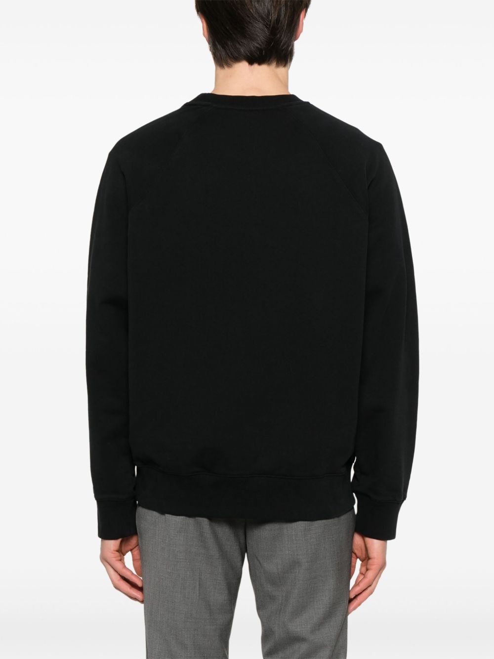 logo-embroidered sweatshirt - 4