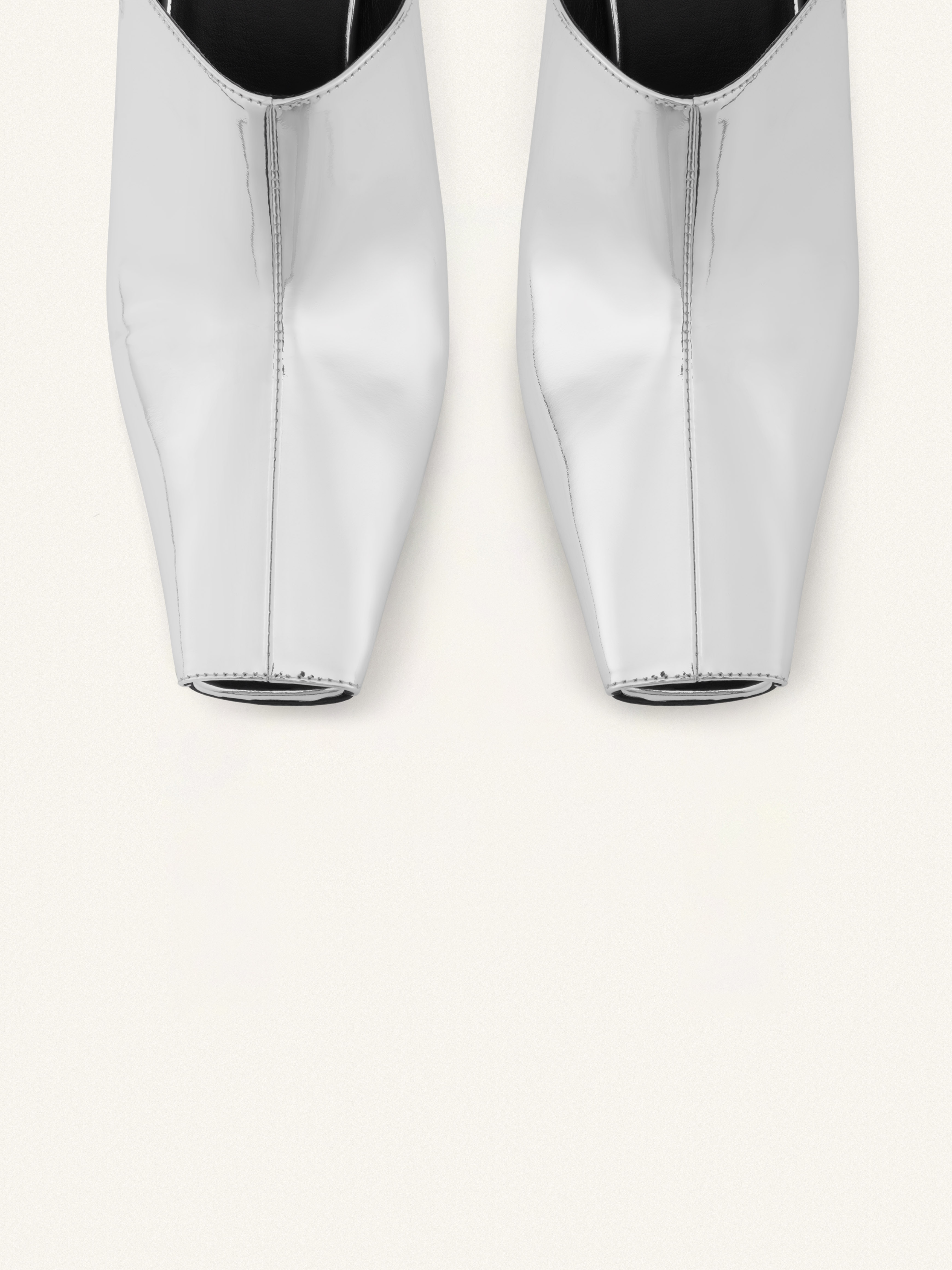 SLEEK MIRROR MULES - 5