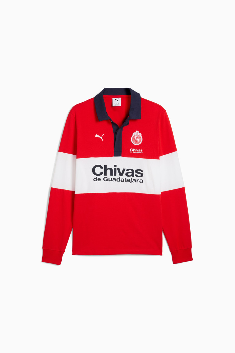 Chivas Men's Long Sleeve Rugby Polo 1