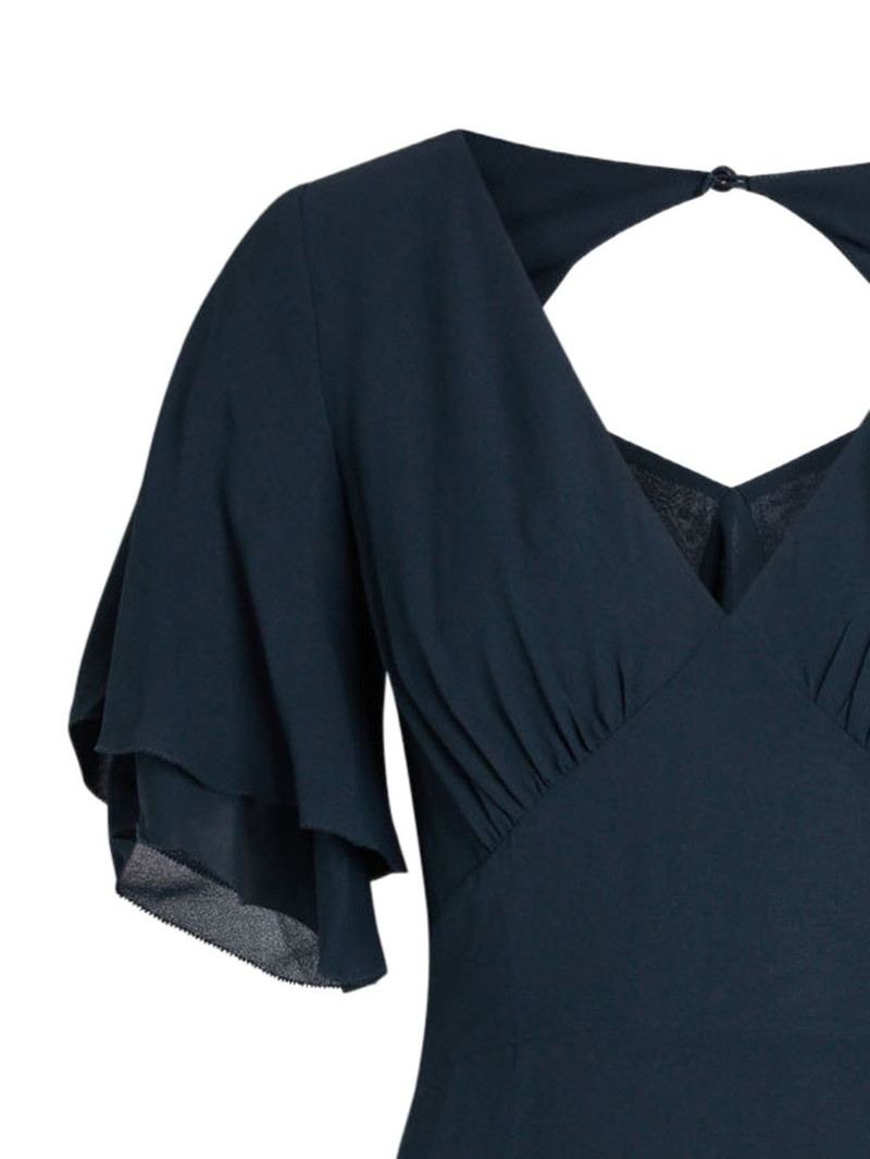 Reformation Salvia flutter-sleeve midi dress outlook