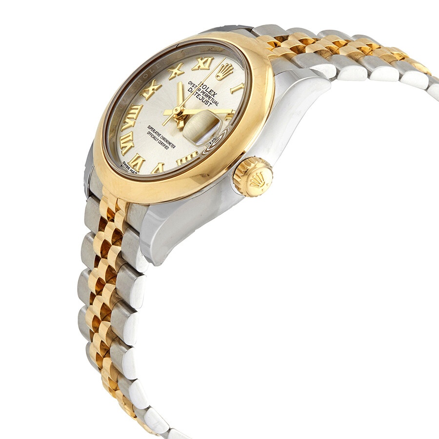 Rolex Lady Datejust 28 Silver Dial Steel and 18K Yellow Gold Watch 279163SRJ - 2