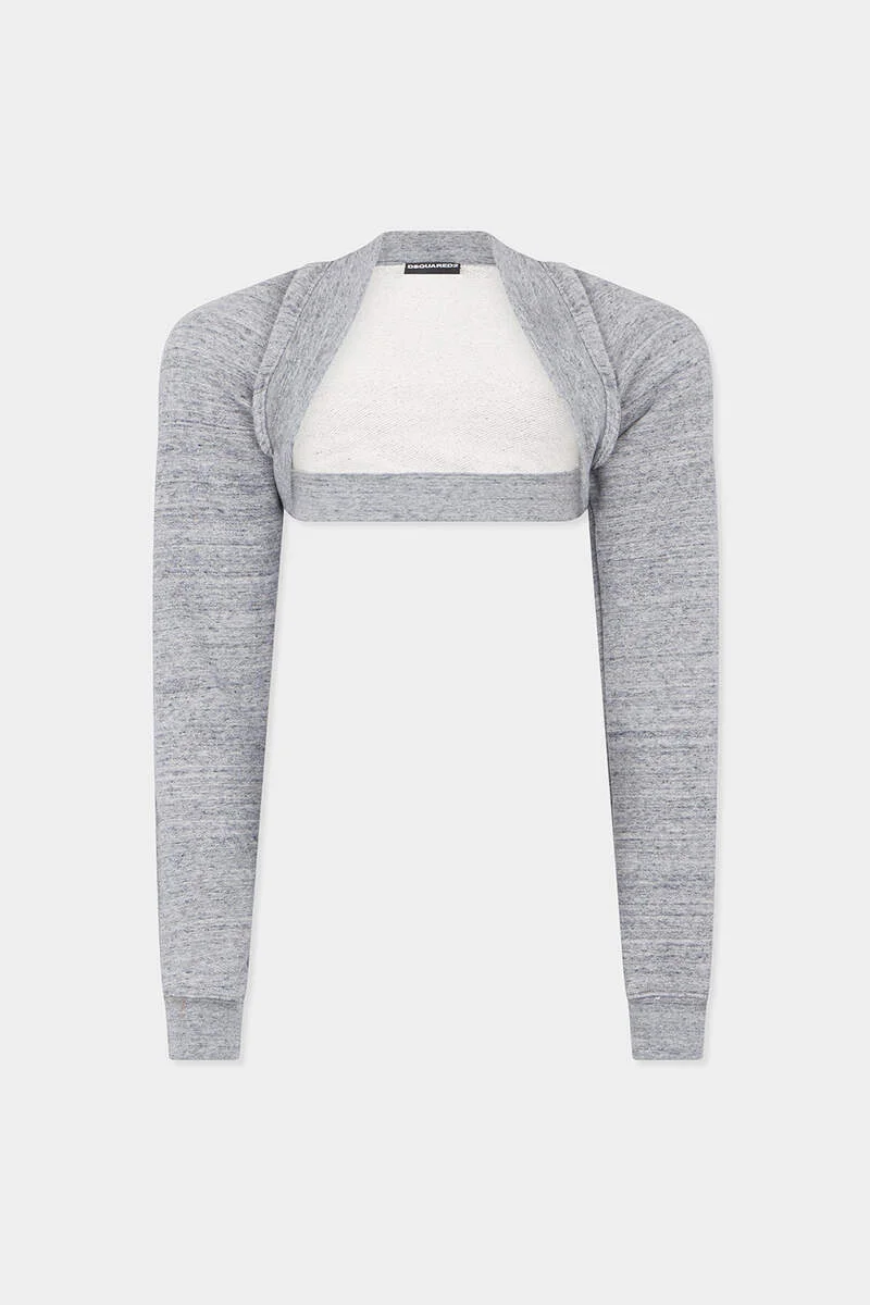 DEEP CUT JERSEY BOLERO - 1