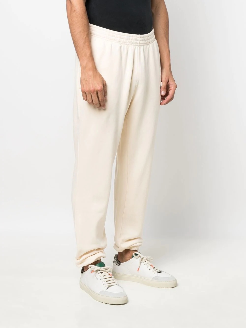 logo-print tapered track pants - 3