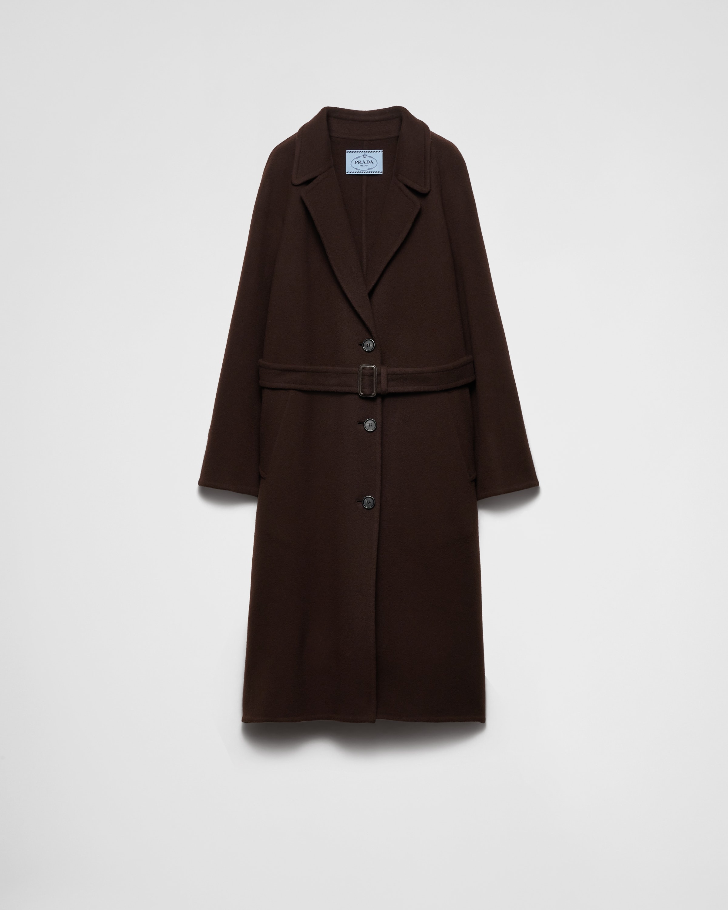 Single-breasted cashgora coat - 1