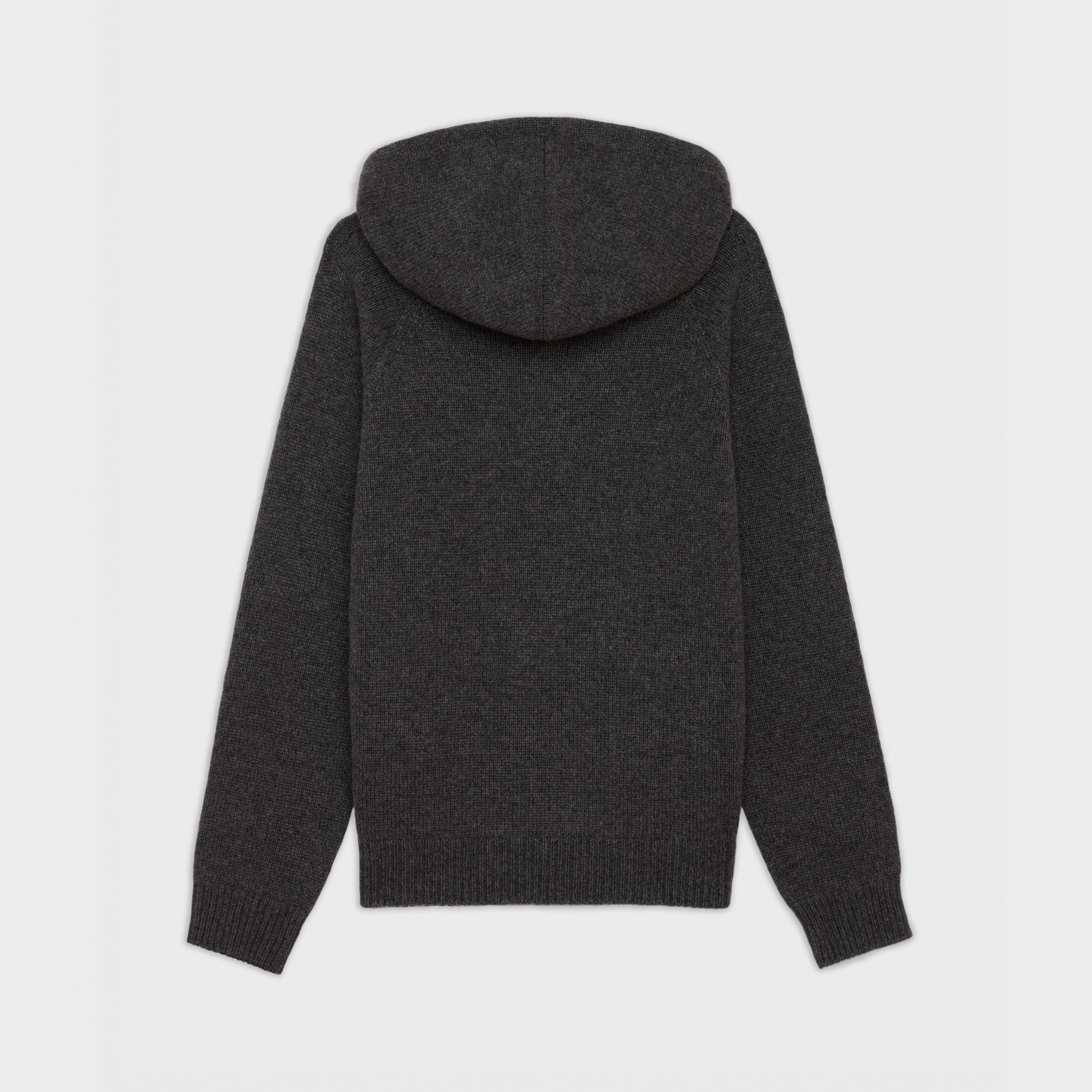 SWEATER WITH HOOD IN ICONIC CASHMERE - 2