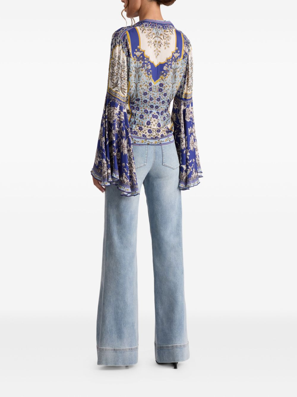 Willa bell-sleeve top - 4