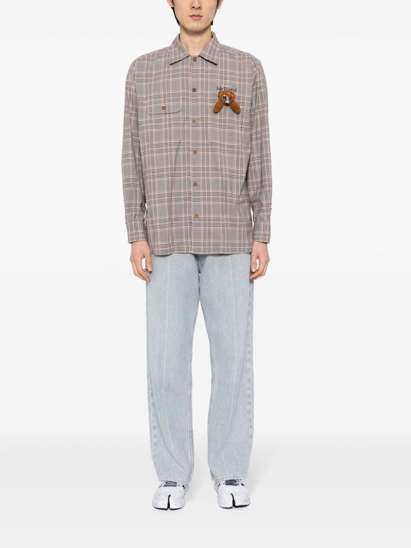doublet With My Friend checked cotton shirt outlook