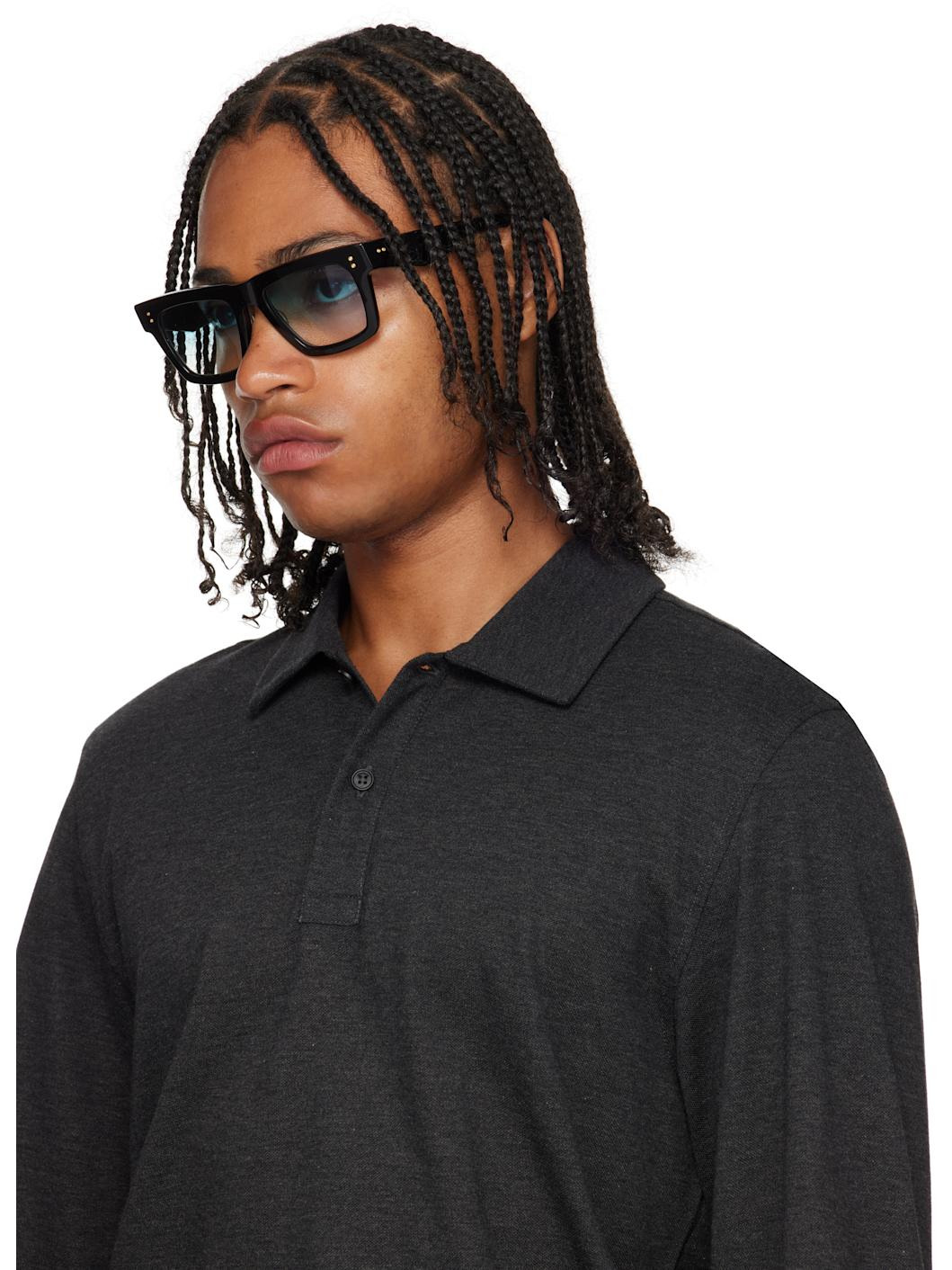 SSENSE Exclusive Black MASTIX Sunglasses - 4
