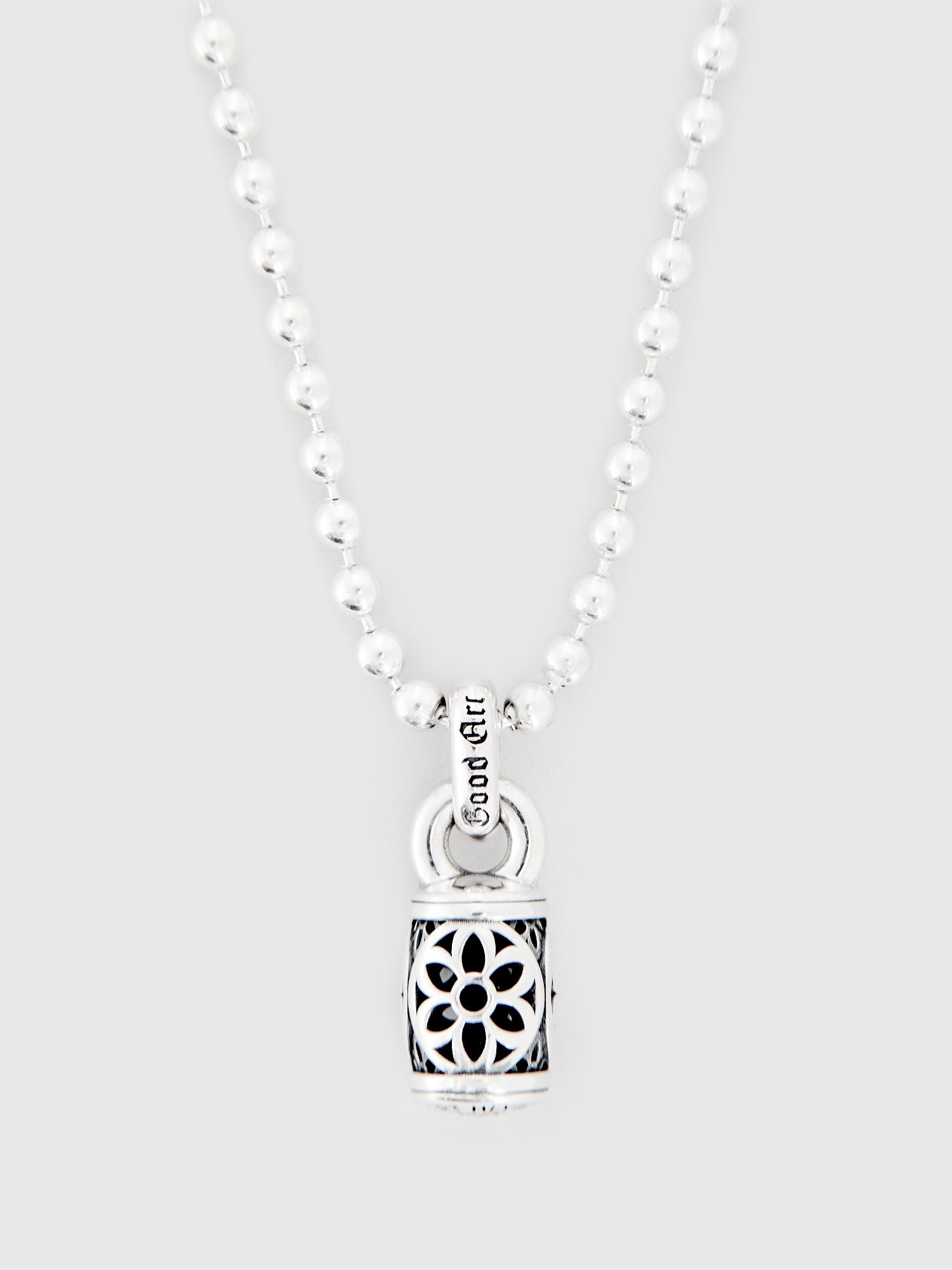 Baby Barrel Pendant in Sterling Silver - 5