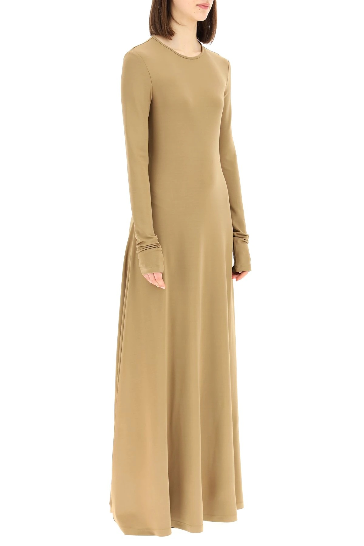 STRETCH VISCOSE JERSEY DRESS - 3