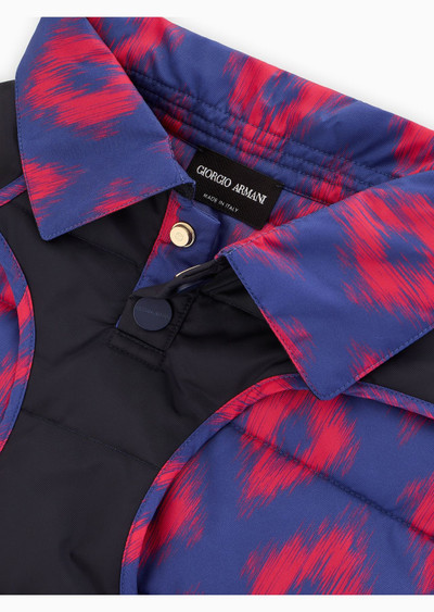 GIORGIO ARMANI Poldo x Giorgio Armani Ikat print raincoat outlook