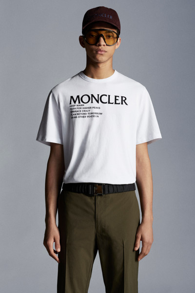 Moncler Lettering Graphic T-Shirt outlook