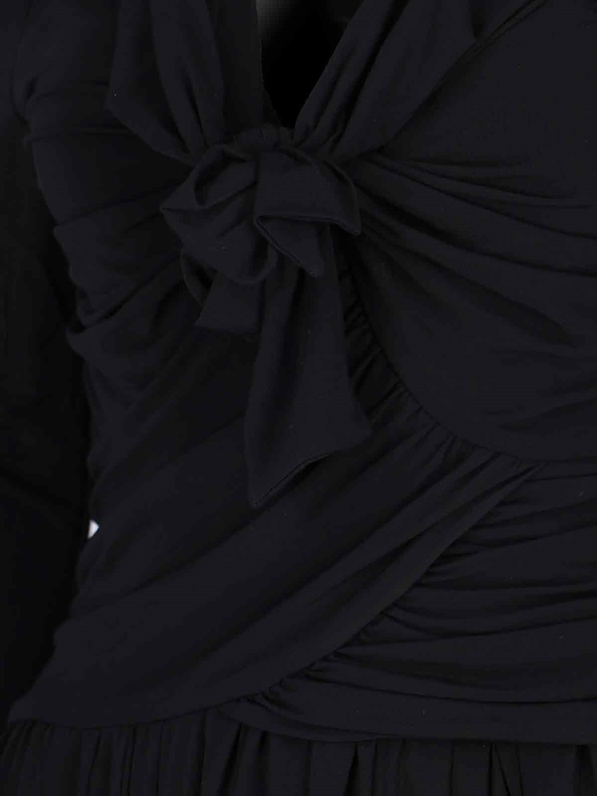 DRAPED MAXI DRESS - 4