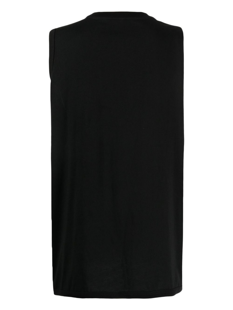 ELIE SAAB floral-print scuba-jersey top outlook