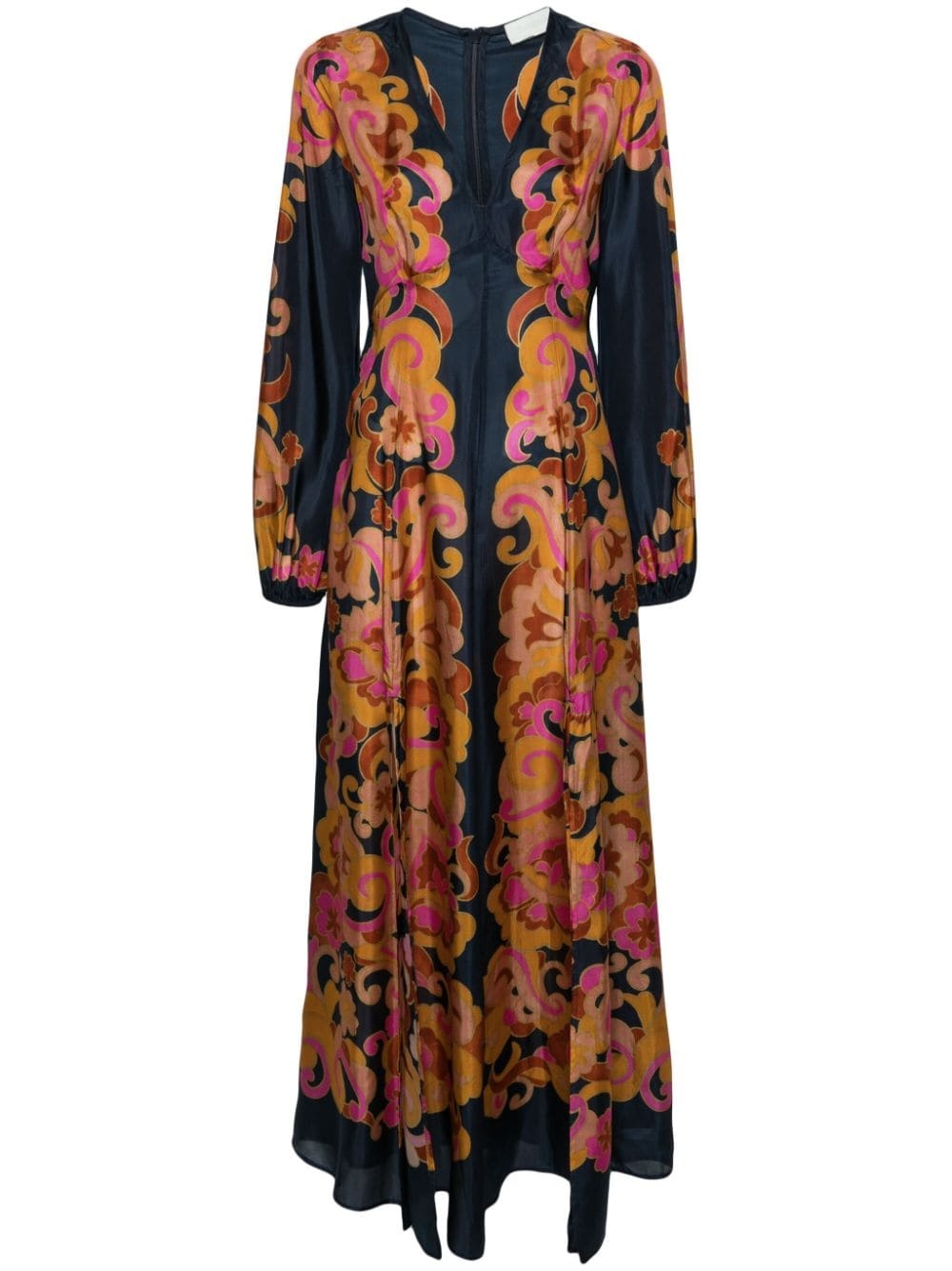 Acadian silk maxi dress - 1