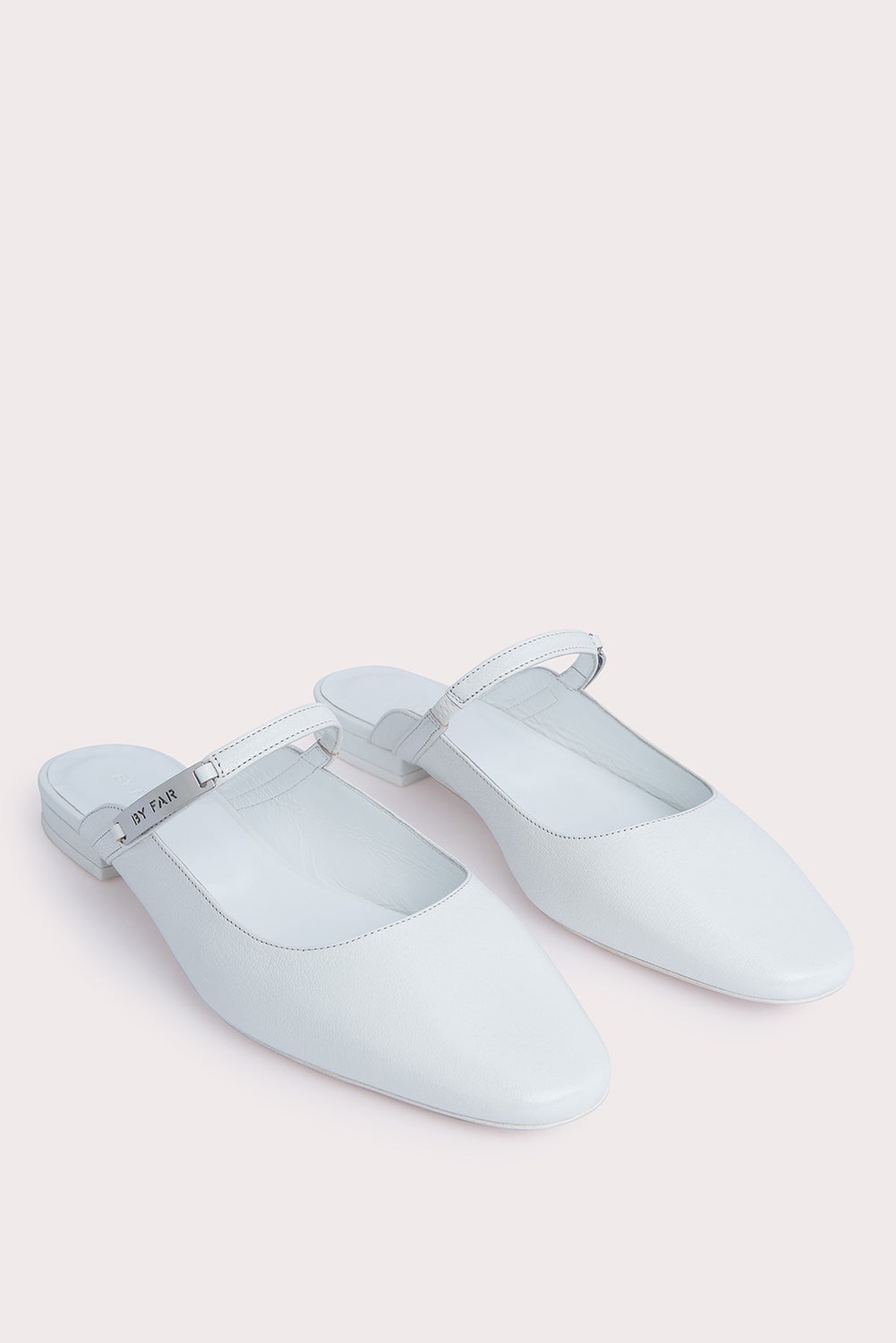 Etta White Grained Leather - 3