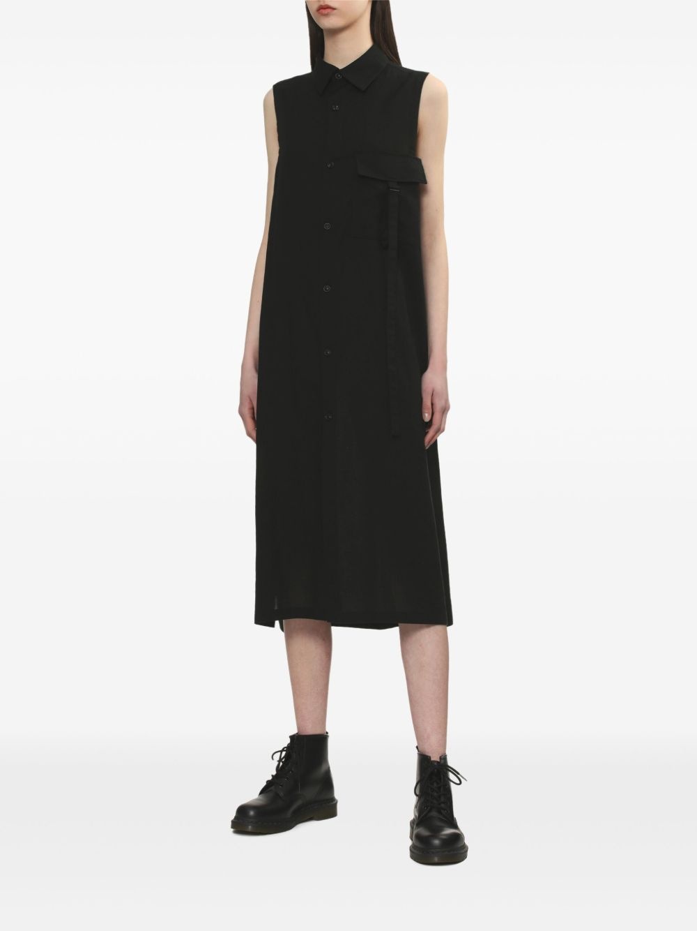 cotton midi dress - 3