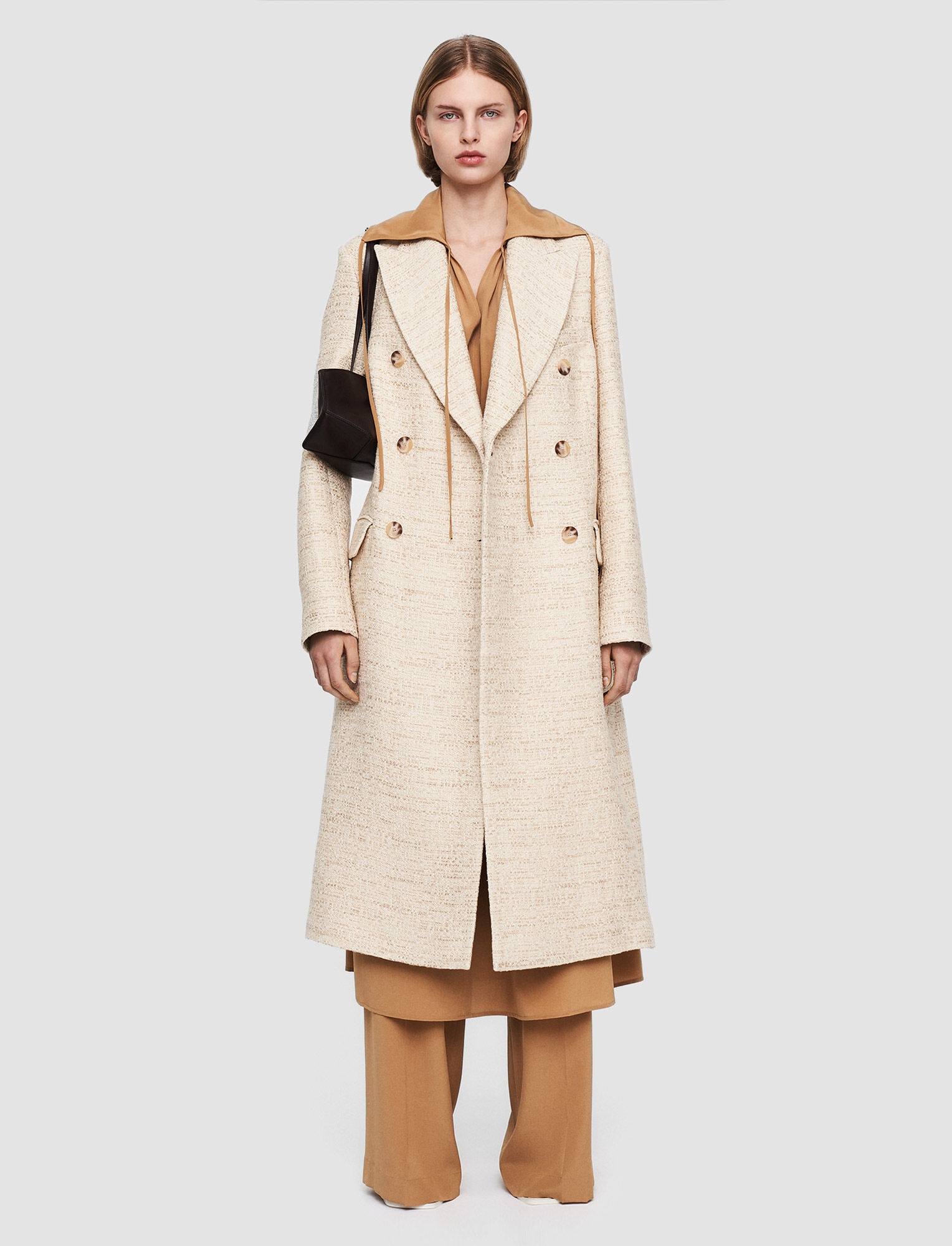 Melange Tweed Cornwall Coat - 3