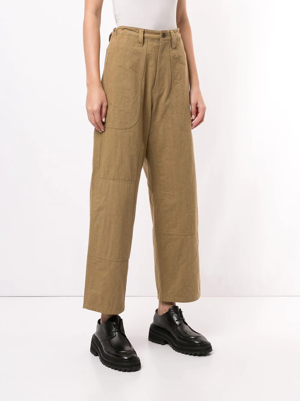 loose fit cargo trousers - 3