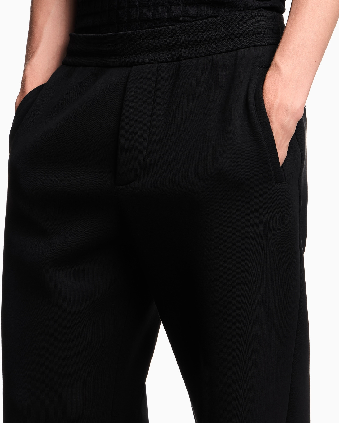 ASV LYOCELL-BLEND BONDED-JERSEY JOGGERS - 5