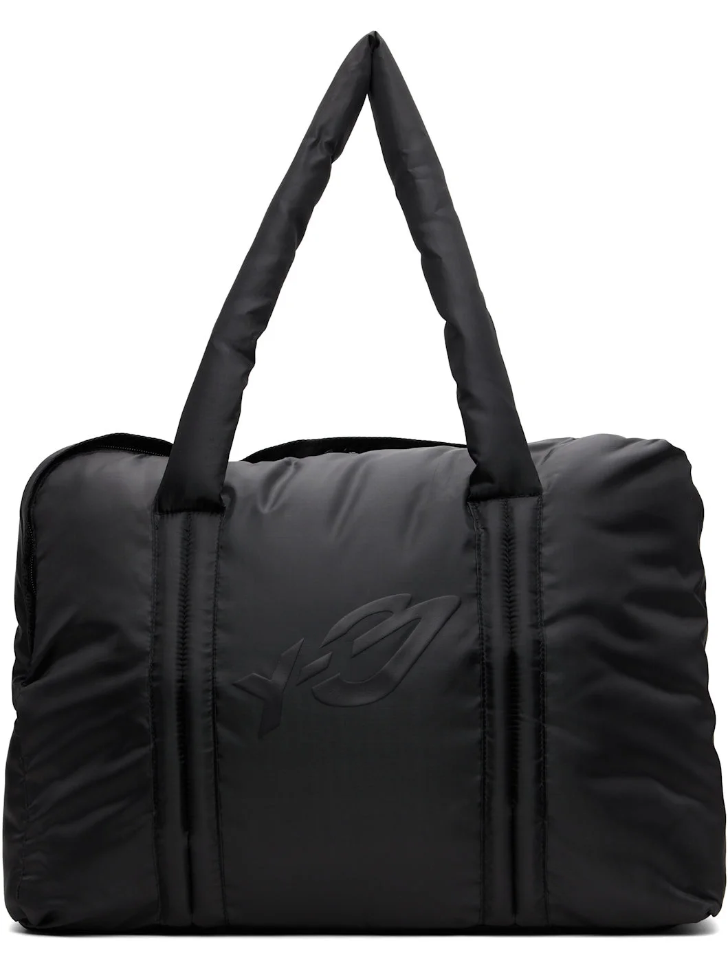 Black Padded Weekender Duffle Bag - 1