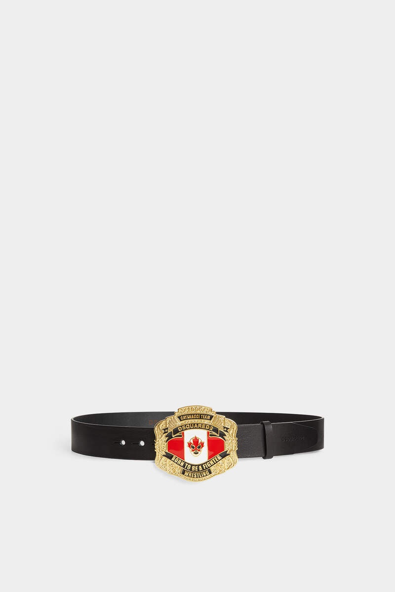DSQUARED2 BOXEUR PLAQUE BELT - 2