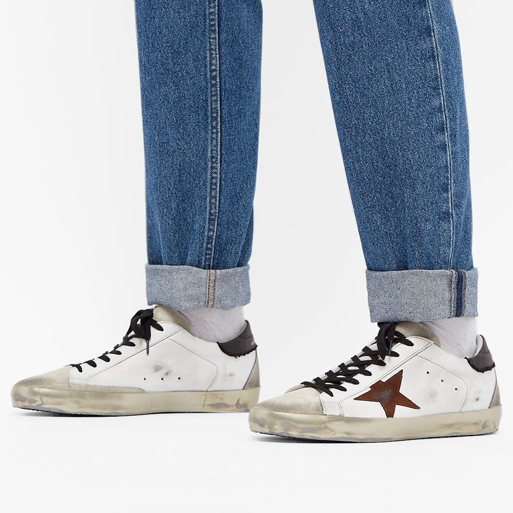 Golden Goose Super-Star Leather Sneaker - 6